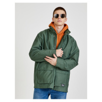 Zelená pánská zimní bunda se skrytou kapucí Levi's® Fulton