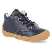 Barefoot dětské zimní boty Ricosta - Pepino Colin W modré
