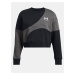 Černá mikina Under Armour Essential Fleece Crop Crew