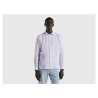 Benetton, Shirt In Pure Linen