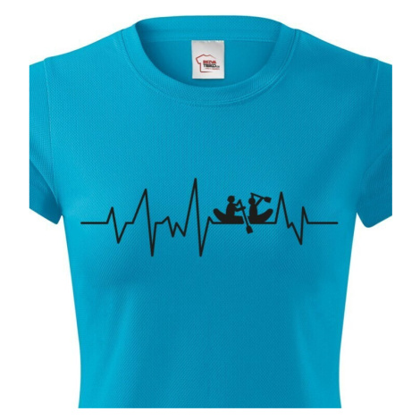 Dámské tričko Vodácký puls - ideální triko na vodu BezvaTriko