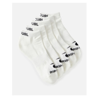 Ponožky Rip Curl BRAND ANKLE SOCK 5-PK White