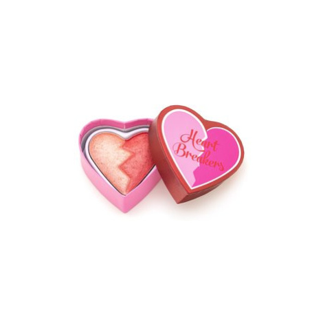 I Heart Revolution Heartbreakers Shimmer Blush pudrová tvářenka Strong 10 g