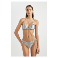 DEFACTO Fall in Love Regular Fit Satin Lace-Up Bikini Bottom