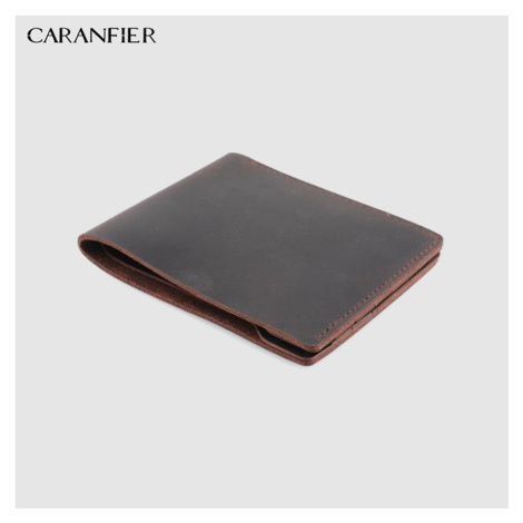 Unisex kožená peněženka kvalitní pouzdro na karty CARANFLER