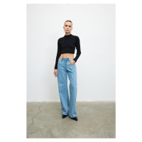 VATKALI Design waist straight jeans - Waxed generation