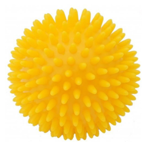 Kine-MAX masážní míček ježek 9cm - žlutá