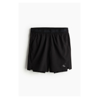 H & M - Sportovní šortky 2-v-1 z DryMove™ čtyřsměrný streč - černá