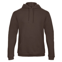 B&C Unisex mikina přes hlavu WUI24 Brown