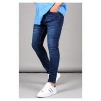 Madmext Modré Slim Fit Pánské Džíny 6339