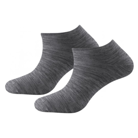 Unisex ponožky Devold Daily Shorty 2PK šedá