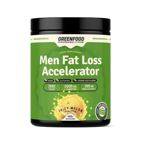 GreenFood Nutrition Performance Mens Fat Loss Accelerator Juicy melon 420g