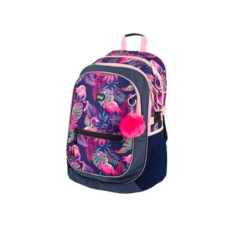 BAAGL Školní batoh Flamingo