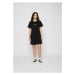 Miss Tee / Girls Peace Hand Ladies Tee Dress black