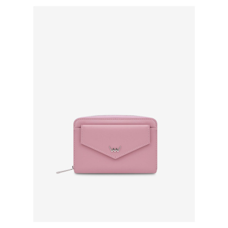 Růžová dámská kožená peněženka Vuch Rubis Creme