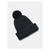 Dámská čepice Under Armour W Halftime Pom Beanie-BLK - Dámské