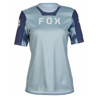 FOX Womens Defend Taunt Short Sleeve Jersey Gunmetal