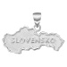 OLIVIE Stříbrná mapa SLOVENSKO 6097