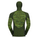 Odlo BL TOP WITH FACEMASK L/S BLACKCOMB ECO Pánské funkční tričko s integrovanou kuklou, zelená,