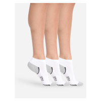 Sada tří dámských sportovních ponožek v šedo-bílé barvě Dim SPORT IN-SHOE 3x