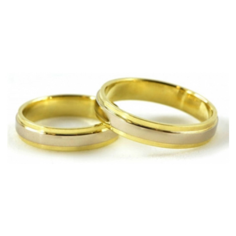 Snubní prsteny zlaté 0078 + DÁREK ZDARMA