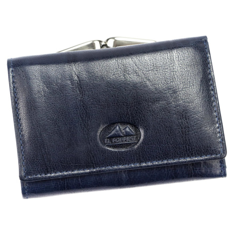 Dámská kožená peněženka EL FORREST 870-38 RFID modrá
