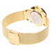 Dámské hodinky s nerezovým páskem ve zlaté barvě CHPO Nando Mini Gold