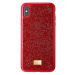 Obal na telefon Swarovski XS MAX Glam Rock červená barva