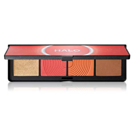 Smashbox Halo Sculpt + Glow Face Palette paletka rozjasňovačů a tvářenek odstín Coral Saturation