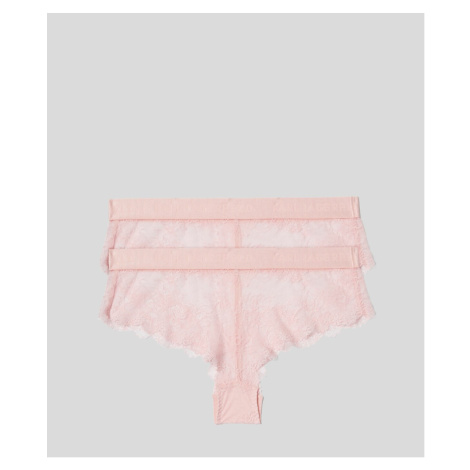 Spodní Prádlo Karl Lagerfeld Lace Hipster Set - Růžová