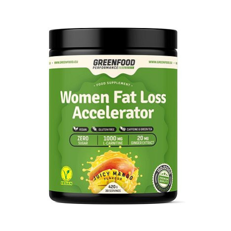 GreenFood Nutrition Performance Women Fat Loss Accelerator Juicy mango 420g