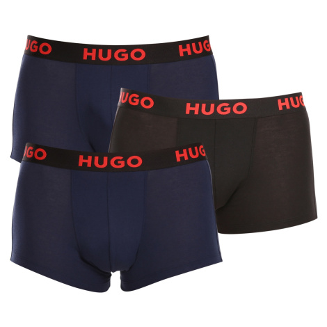 3PACK pánské boxerky HUGO vícebarevné (50496723 406) Hugo Boss