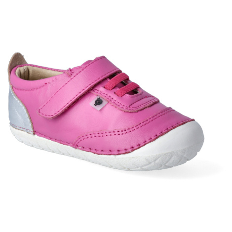 Barefoot tenisky Oldsoles - Caramba fuchsia silver