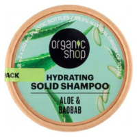 Organic Shop Hydratační tuhý šampon Aloe a baobab 60 g
