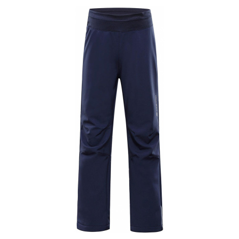 Dětské softshellové kalhoty Alpine Pro OCIO INS. - tmavě modrá