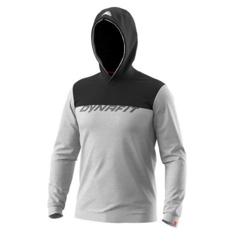 Mikina Dynafit 24/7 Drirelease Hoody alloy black out 2024 Barva: šedá / černá