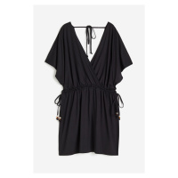 H & M - Plážové šaty's výstřihem do V - černá