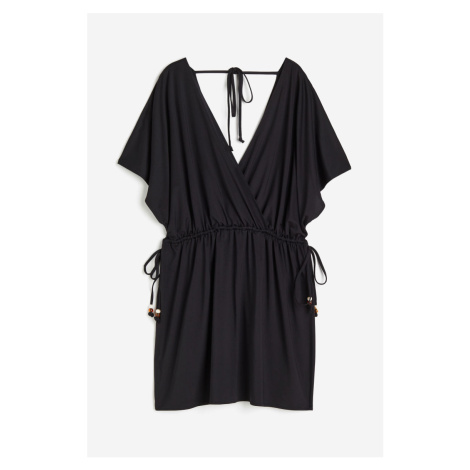 H & M - Plážové šaty's výstřihem do V - černá H&M