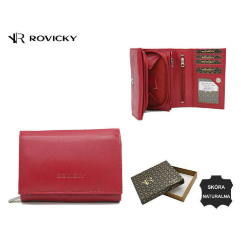 Dámská kožená kompaktní peněženka Rovicky