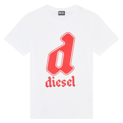 Tričko diesel t-diegor-k54 t-shirt bílá