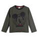 Khaki chlapecké tričko s dlouhým rukávem Mickey Mouse
