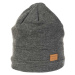 Finmark WINTER HAT Pánská zimní pletená čepice, šedá, velikost