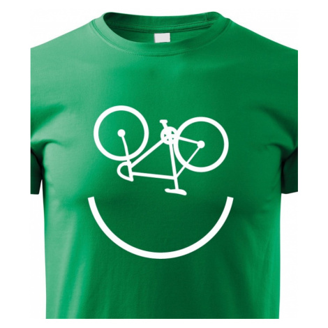 Dětské tričko Cyklo úsměv vám vždy zvedne náladu BezvaTriko