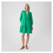 GAP Longsleeve Gauze Mini Dress Simply Green 17-5936
