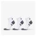 Under Armour Performance Cotton 3-Pack QTR Socks White