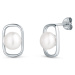JwL Luxury Pearls Jemné stříbrné náušnice s pravou perlou JL0829