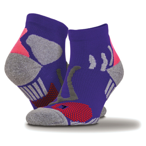 Spiro Unisex kompresní sportovní ponožky RT294 Purple