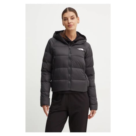 Péřová bunda The North Face Hyalite dámská, černá barva, přechodná, NF0A3Y4R4H01