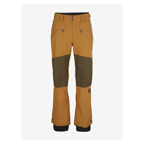Hořčicové pánské lyžařské/snowboardové kalhoty O'Neill Jacksaw