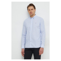 Bavlněná košile Tommy Hilfiger slim, s límečkem button-down, MW0MW33769